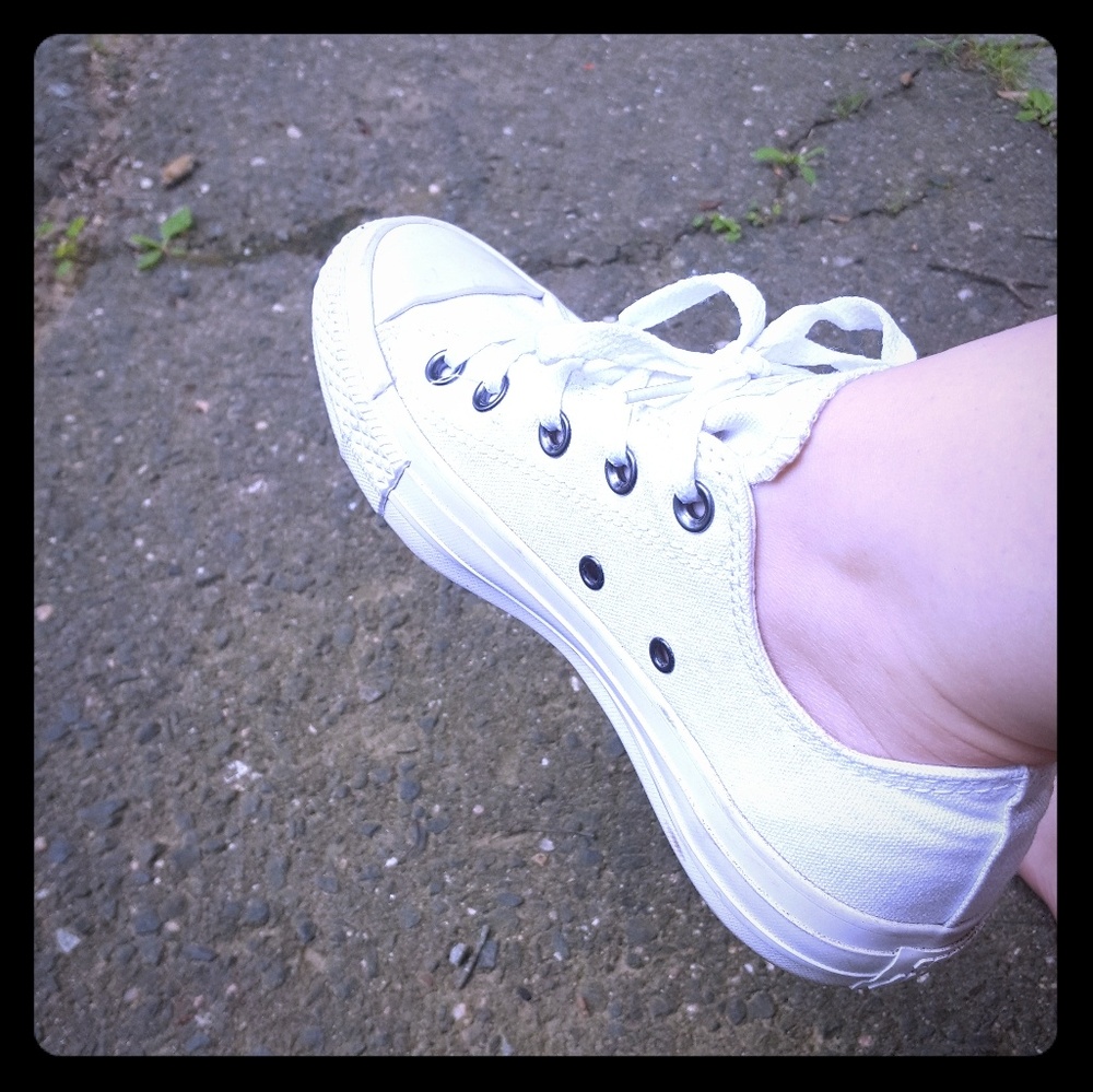 White Converse